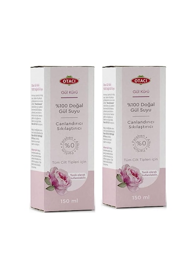 Otacı %100 Doğal Gül Suyu 150 Ml X 2 Adet