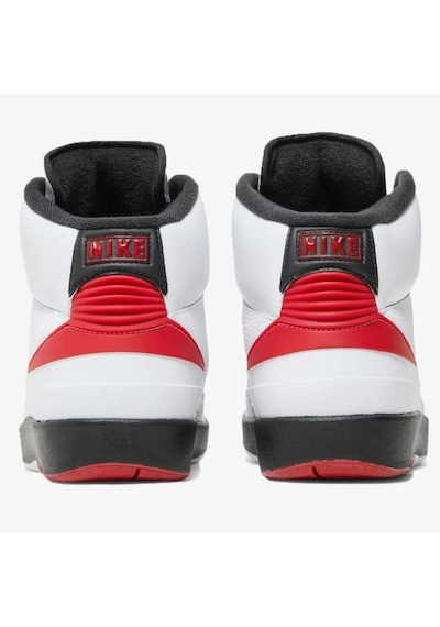 Nike Air Jordan 2 Retro Chicago Leather Unisex Sneaker Hakiki Deri Bilekli Günlük Spor Ayakkabı Beyaz Kırmızı Siyah Beyaz Nike Air Jordan 2 Retro Chicago Leather Unisex Sneaker Hakiki Deri Bilekli Günlük Spor Ayakkabı Beyaz Kırmızı Siyah Beyaz