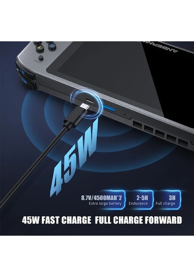 Wın 600 Windows Taşınabilir El Konsolu Siyah - Amd 3050e İşlemci 8 Gb Ddr4 Ram 256 Gb M.2 Ssd 5.94 İnç Dokunmatik Ips Ekran 45w Hızlı Şarj Usb Type-c Displayport Pc Steam El Bilgisayarı Wın 600 Windows Taşınabilir El Konsolu Siyah - Amd 3050e İşlemci 8 Gb Ddr4 Ram 256 Gb M.2 Ssd 5.94 İnç Dokunmatik Ips Ekran 45w Hızlı Şarj Usb Type-c Displayport Pc Steam El Bilgisayarı