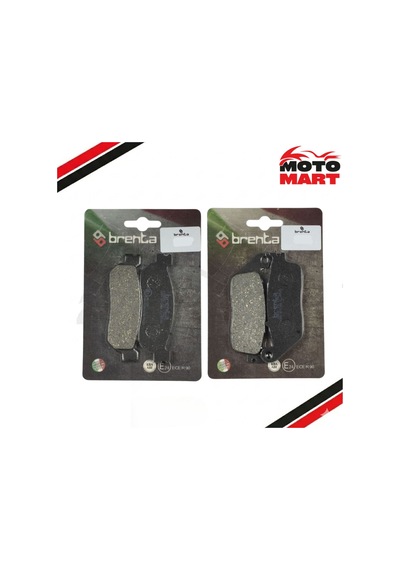 Yamaha X-max 250 2011-2013 Abs Siz Ön Ve Arka Balata Takımı Brenta Brt0071