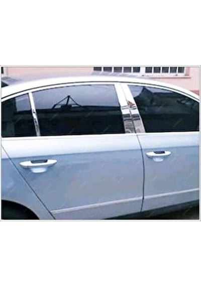 Volkswagen Passat B6 Krom Cam Direği 6 Parça 2005 - 2010 P.Çelik