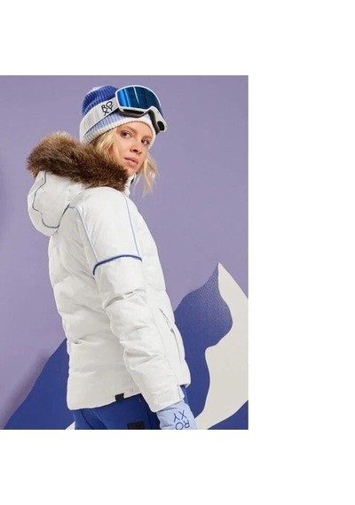 Roxy Snowblizzard Jk Snowbord Kadın Ceket Beyaz
