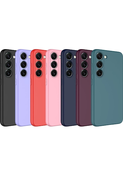 Noktaks - Samsung Galaxy Uyumlu S23 Plus - Kılıf İçi Kadife Koruyucu Mara Lansman Kapak - Pembe