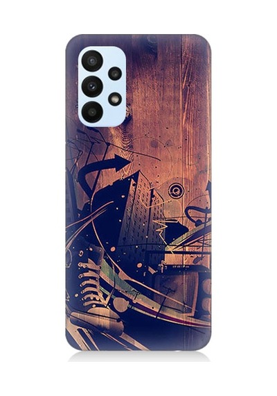 Samsung Galaxy A33 Uyumlu Karanlık Tiyatro Desenli Silikon Kılıf