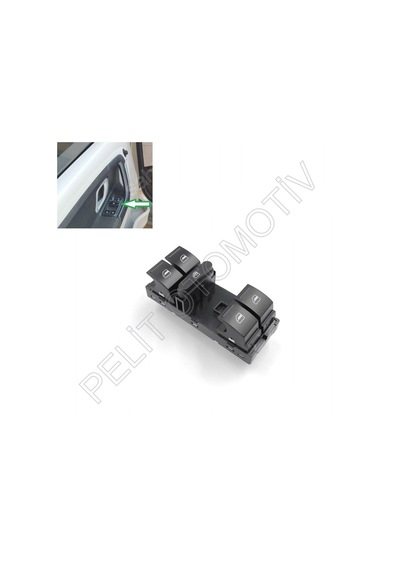 Skoda Roomster Sol Dörtlü Cam Açma Düğmesi 5j0959858a