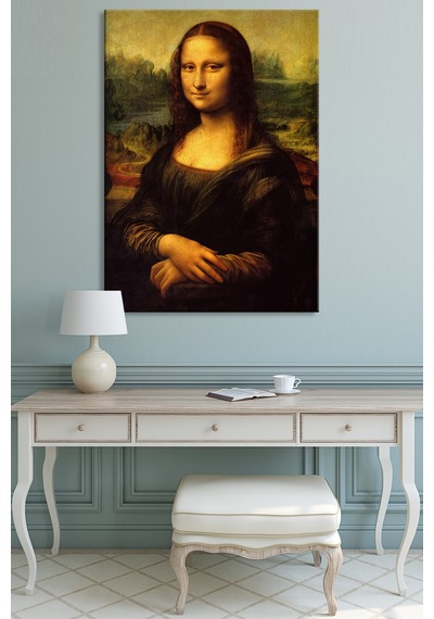 Leonardo Da Vinci Mona Lisa Kanvas Tablo 8 Farklı Ölçü