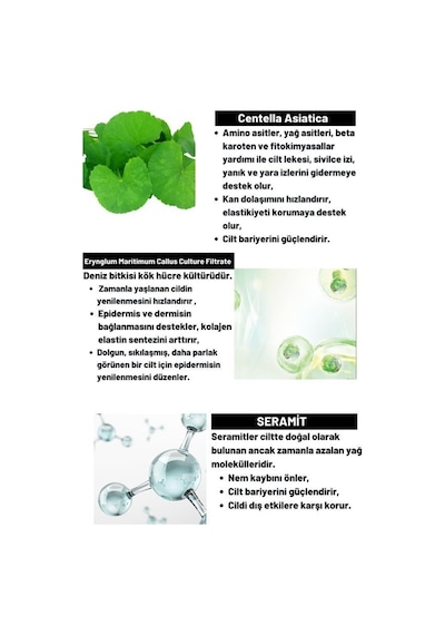 Dermal Centella Seramid Sakinleştirici Ve Göz Ve Yüz Bakım Dermal.cıca.004-02
