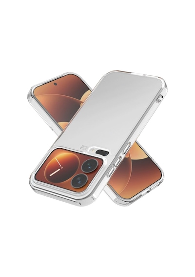 Adige Xiaomi 17 Pro Max Kılıf Silikon Şeffaf