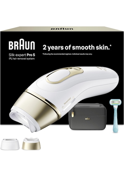 Braun Ipl Silk Expert Pro 5, Evde Lazerle Tüy Alma, Çanta, Gillette Venus, 2 Başlık, Pl5251