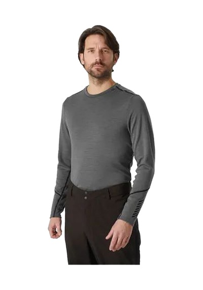 Helly Hansen Helly Hansen Lifa Merino Midweight Crew Erkek Gri İçlik 415