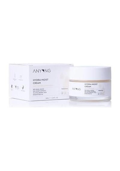 Anyong Salyangoz Özlü Yoğun Nemlendirici Ve Besleyici Krem 50 Ml %20 Salyangoz Özü & Hyalüronik Asit