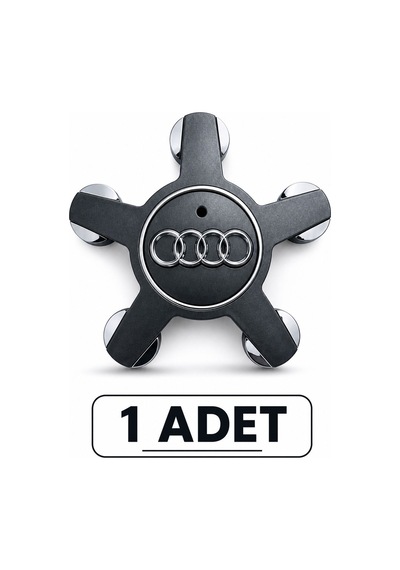 Audi Uyumlu Jant Göbeği Ahtapot Jant Göbeği Audi 5 Kol Jant Göbeği 1 Adet Gönderilir-füme