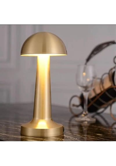 Masa Lambası Şarjlı Dokunmatik-led Işıklı, 3 Renk Seçeneği, Taşınabilir Ve Usb Şarjlı,kamp,balkon,yazlık Ş