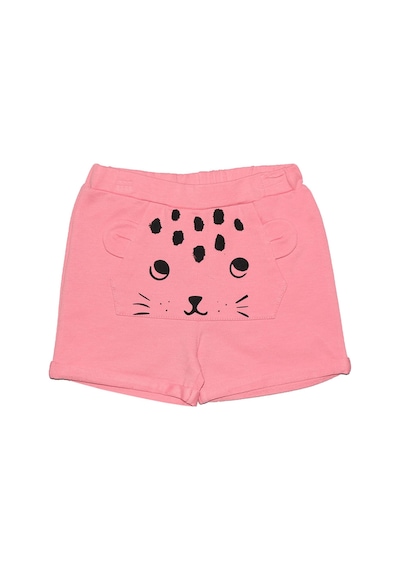 Lovetti Somon Kız Çocuk Kanguru Cepli Şort 7863S014 Somon