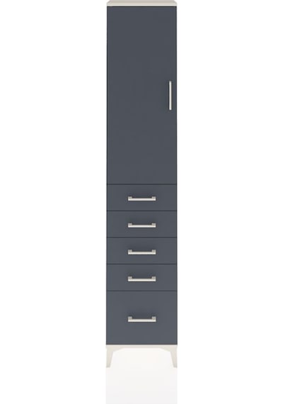 Arges Dolap 2 Raflı 5 Çekmeceli Tek Askılı 44x30x221 Aytaşı-a... Aytaşı