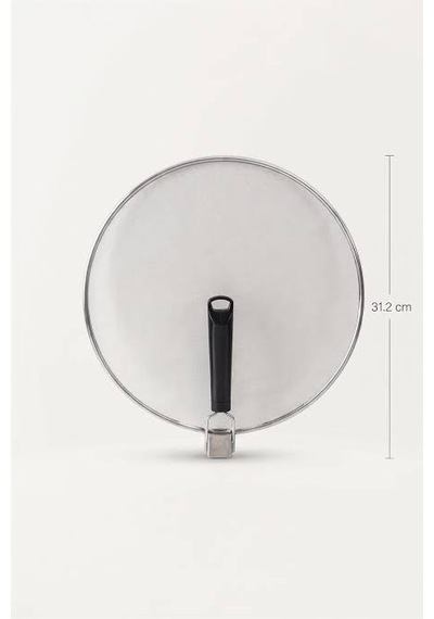 Acar Elitecraft Paslanmaz Çelik Katlanabilir Saplı Yağ Sıçratmaz Tel - 29 Cm Gümüş