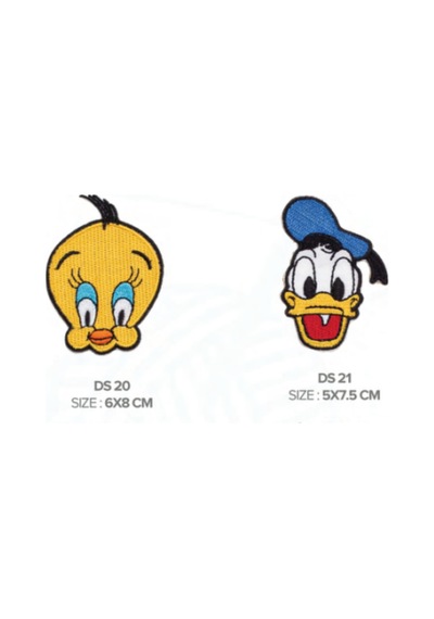 Ütü İle Yapışan Arma - Patch -yama - Tweety 6x8cm & Daffy Duck 5x7,5cm - 847151463