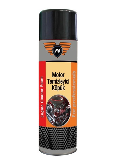 F6 Motor Temizleyici Köpük Sprey 500 ML Susuz Motor Temizleme