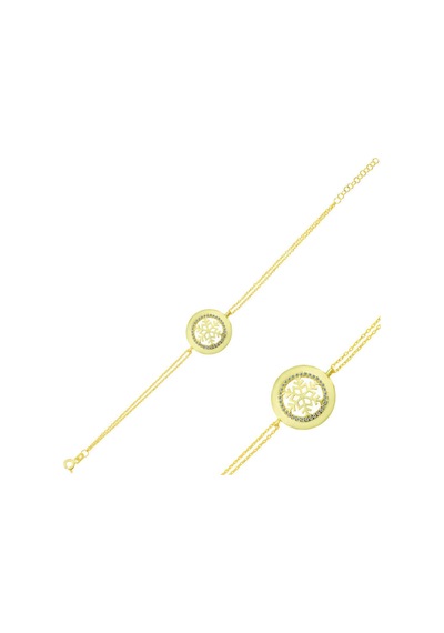 Casera's Gümüş Gold Kar Tanesi Kadın Bileklik Csr2183234 Gümüş