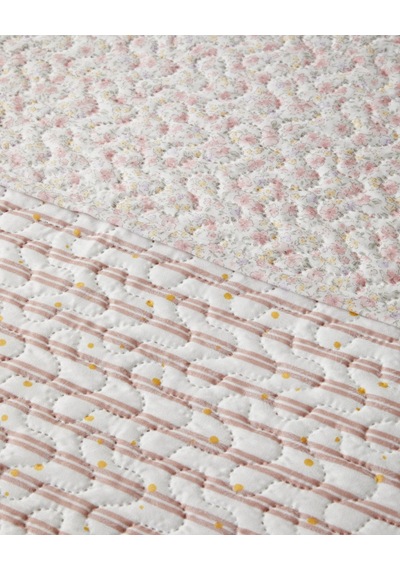 English Home Belle Band Çift Kişilik Yatak Örtüsü Takımı 200x220 Cm Pembe Pembe