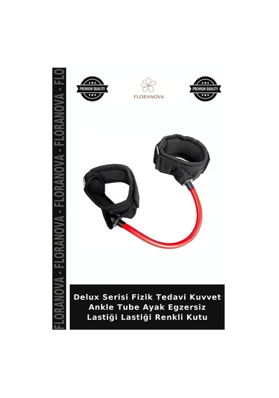 Delux Serisi Fizik Kuvvet Ankle Tube Ayak Egzersiz Lastiği Lastiği Renkli Kutu Çok Renkli