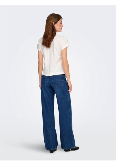 Only Onlerıca S/s Top Jrs Noos Kadın Beyaz T-shirt - 15308926