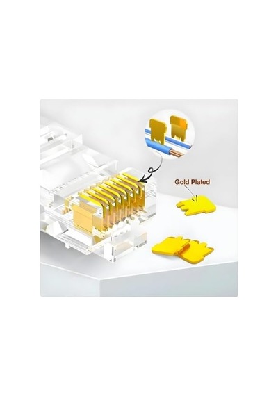 Mn6 Mn116f Cat6 Jack/20 Adet-ez Yeni Nesil Rj45 Konnektör-8p/8c Açık Uçlu Soket/rj45 Jack 20