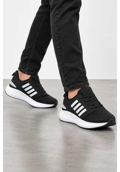 Ht Hotin Aeris Erkek Bağcıklı Günlük Sneaker Spor Ayakkabı Siyah-beyaz SİYAH-BEYAZ