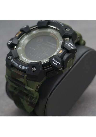 Invicta X Activa Armour Dijital Erkek Kol Saati - 50 Mm - Kamuflaj Siyah