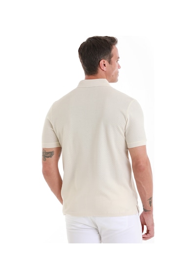 Hatemoğlu Bej Regular Fit Düz Merserize Polo Yaka  Tişört 35362024c020 006 Bej