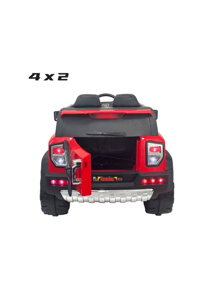 Jeep Akülü Araba 0-8 Yaş Kırmızı