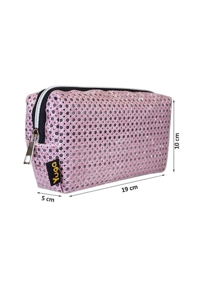 Yuga Kalem Çantası Fileli Pembe