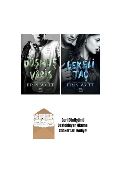 Düşmüş Vâris Royal Serisi 5. Kitap + Kâğıt Prenses Royal Serisi 1. Kitap
