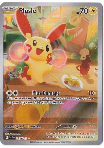Plusle 193 - Pokemon Paradox Rift - Pokemon Kartı Mint