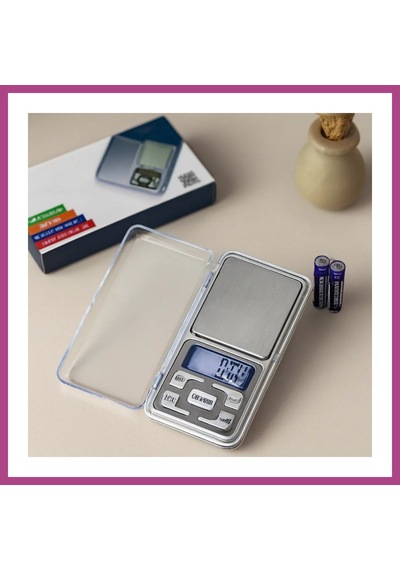 Gees Global Mini Hassas Terazi 300g/0.01g 6x12 Cm Şeffaf Kapaklı, Pilli Gbzs