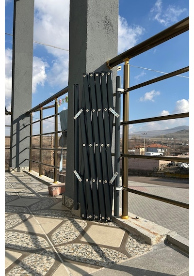 Rudu Akordiyon Çocuk - Pet Merdiven Güvenlik Kapısı 40-140 CM Arası Uzayabilen