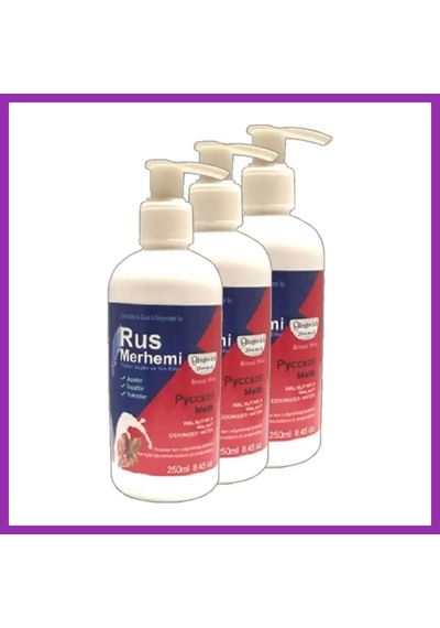 Bezos Tüylere Krem 3 Adet 250 Ml Ceviz Sütlü & Cevizli Russ Merhemi Bty