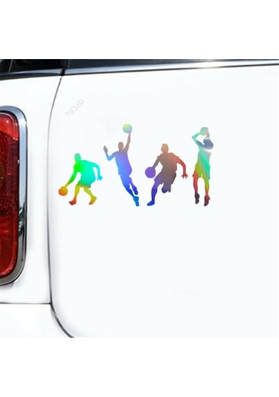 Basketbol Oyuncu Sticker Araba Yapıştırma 1