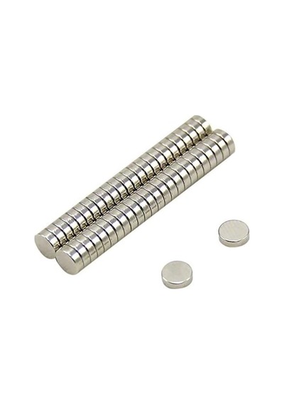 150 Adet 5x2 Mm Yuvarlak Güçlü Neodyum Mıknatıs Çap 5 Mm Kalınlık 2 Mm