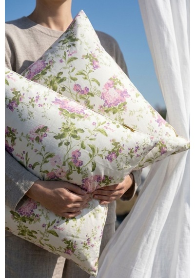 Cotton Collection Ranforce 2'li Yastık Kılıfı Lıva Çok Renkli
