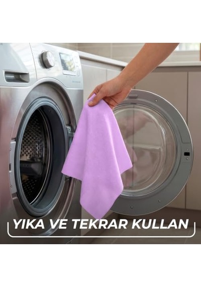 Vileda Actifibre Pro Kitchen Mikrofiber Bez, Pva Kaplama, İz Bırakmayan Tasarım Açık Bej