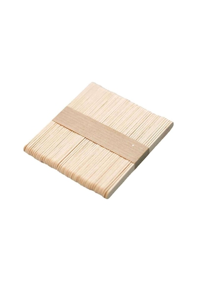 Küçük Dil Çubuğu Ahşap Maket Çubukları Dondurma Çubuğu - 1 X 9 Cm. - 240 Adet