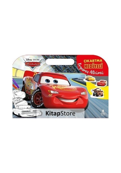 Disney Pixar Arabalar - Çıkartma Hediyeli Boyama Albümü- Doğan Çocuk