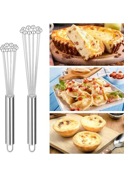 Paslanmaz Çelik Boncuk Çırpıcı Ergonomik Tasarım, Dayanıklı Ve Pratik Mutfak Çırpma Teli, Yumurta, Süt, K Diğer