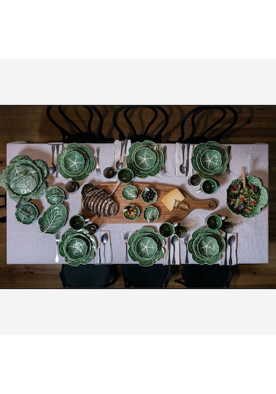 Yeşil Seramik Yemek Tabağı 26,5 Cm