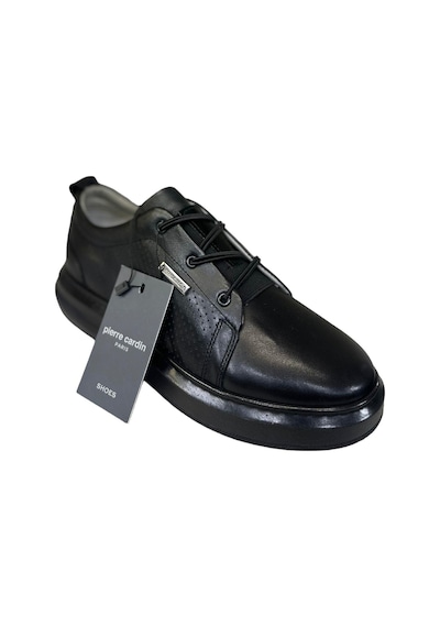 Pierre Cardin 9701 Hakiki Deri Hafif Eva Kalın Taban Günlük Lastik Bağcıklı Casual Erkek Ayakkabı 001