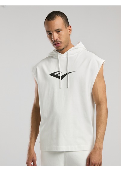 Everlast Ever Classics Oversize Beyaz Erkek Kolsuz Sweatshirt Beyaz