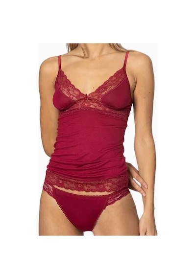 Pierre Cardin 310 Kaşkorse Kadın Atlet Külot Takımı Bordo