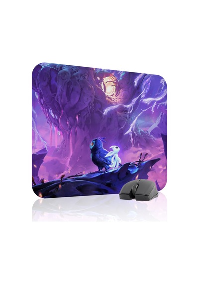 Ori And The Will Of The Wisps Dikişli Kauçuk Oyuncu Mousepad V1 - 48x40 Xl Gaming Mouse Pad