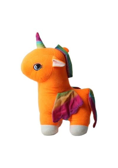 İthal Kumaş Gökkuşağı Kanatlı Unicorn Pegasus At Figür Peluş Oyuncak Uyku & Oyun Arkadaşı Büyük Boy 001